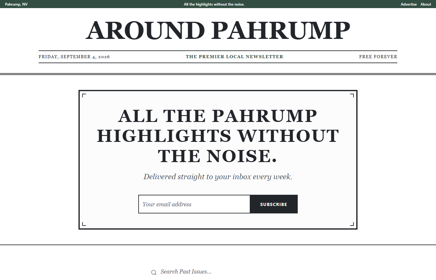 Around Pahrump homepage