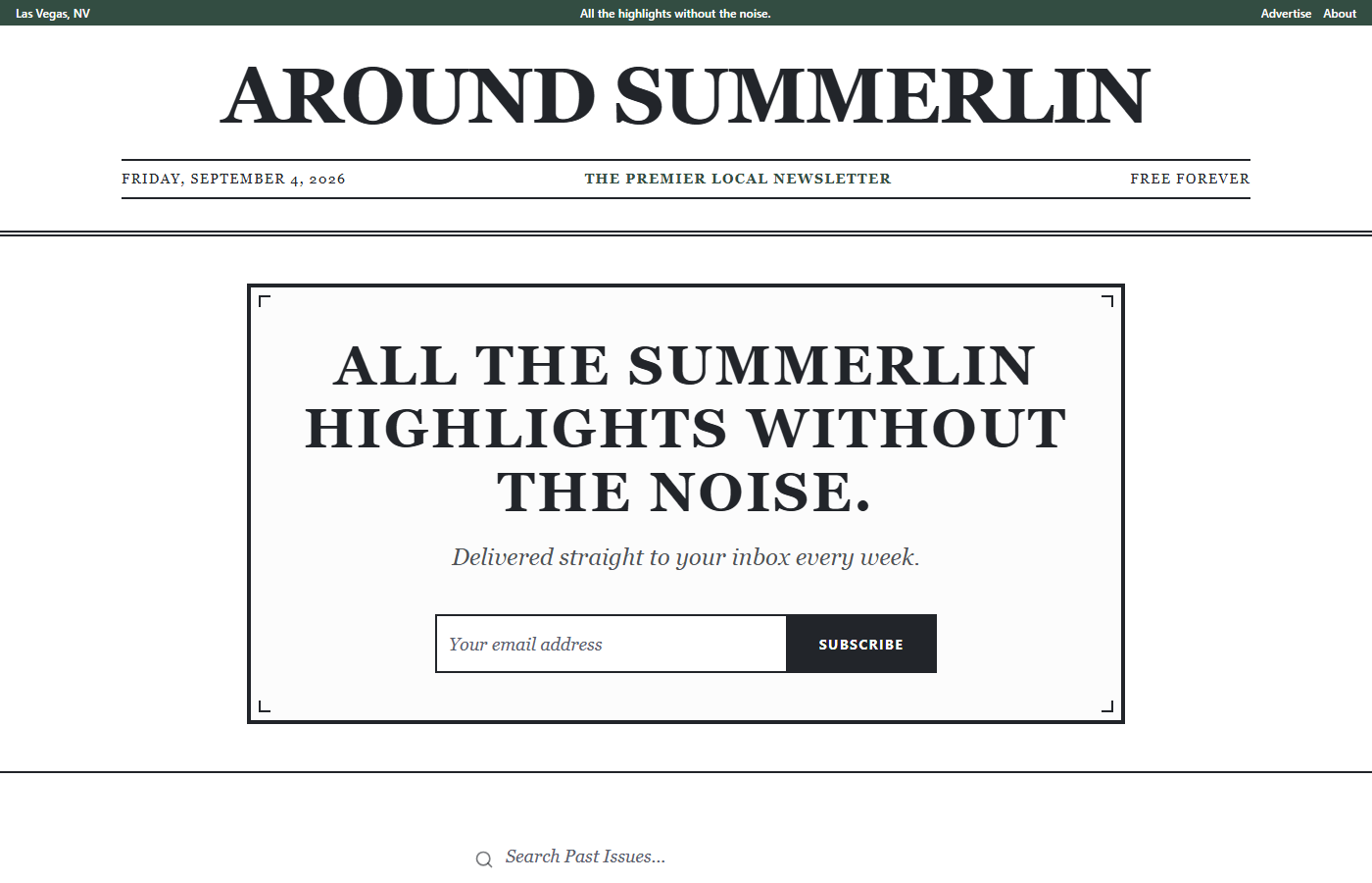 Around Summerlin homepage