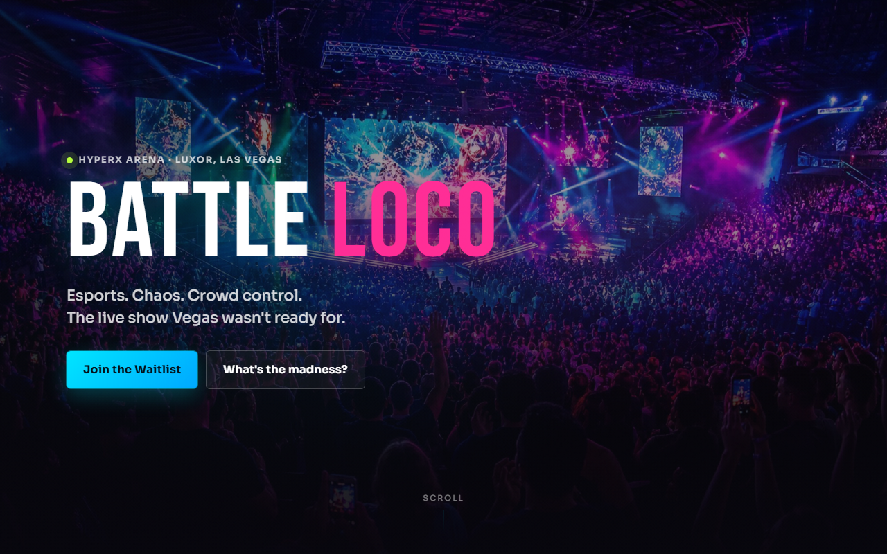 Battle Loco homepage