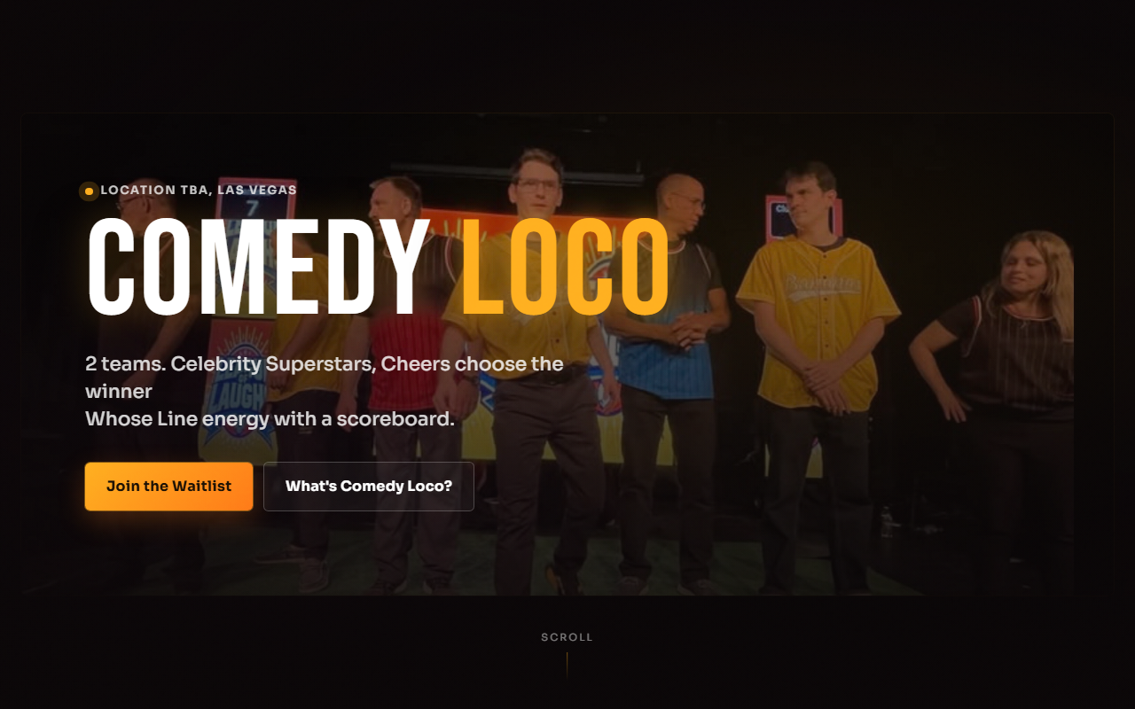 Comedy Loco homepage